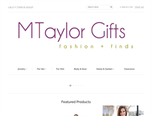 Tablet Screenshot of mtaylorgifts.com